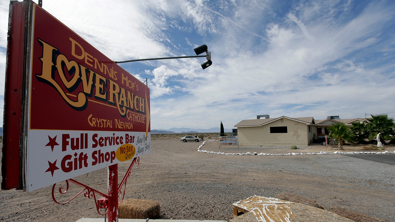 Photo of David Hof's brothel, Love Ranch