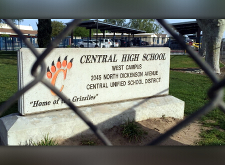 Photo of marquee at Central High West.