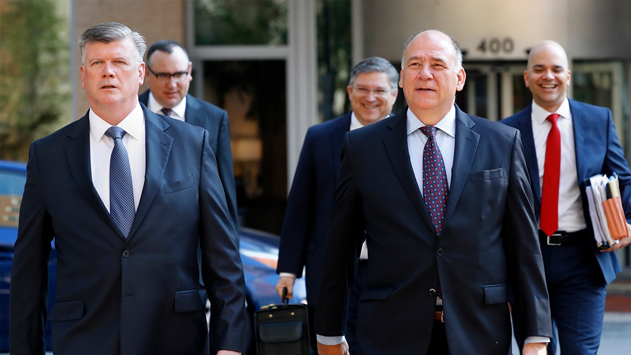 Photo of Kevin Downing and Thomas Zehnle - attorneys for Paul Manafort