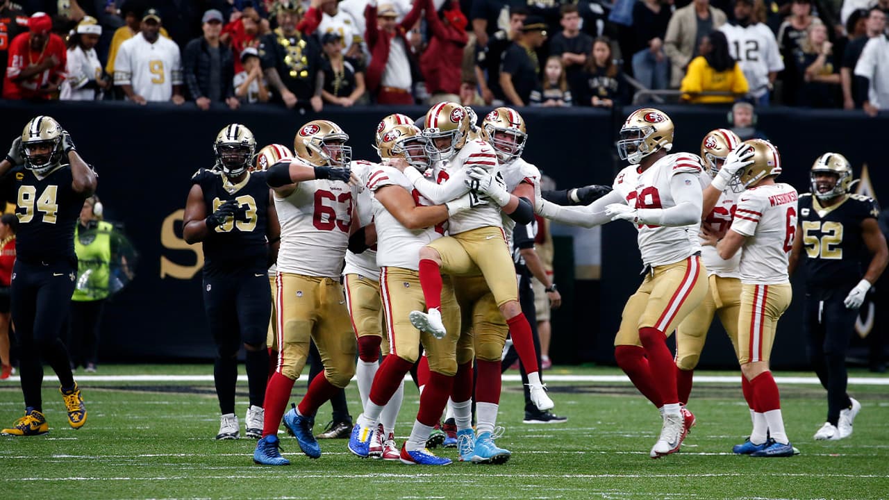 Photo of 49ers celebrating