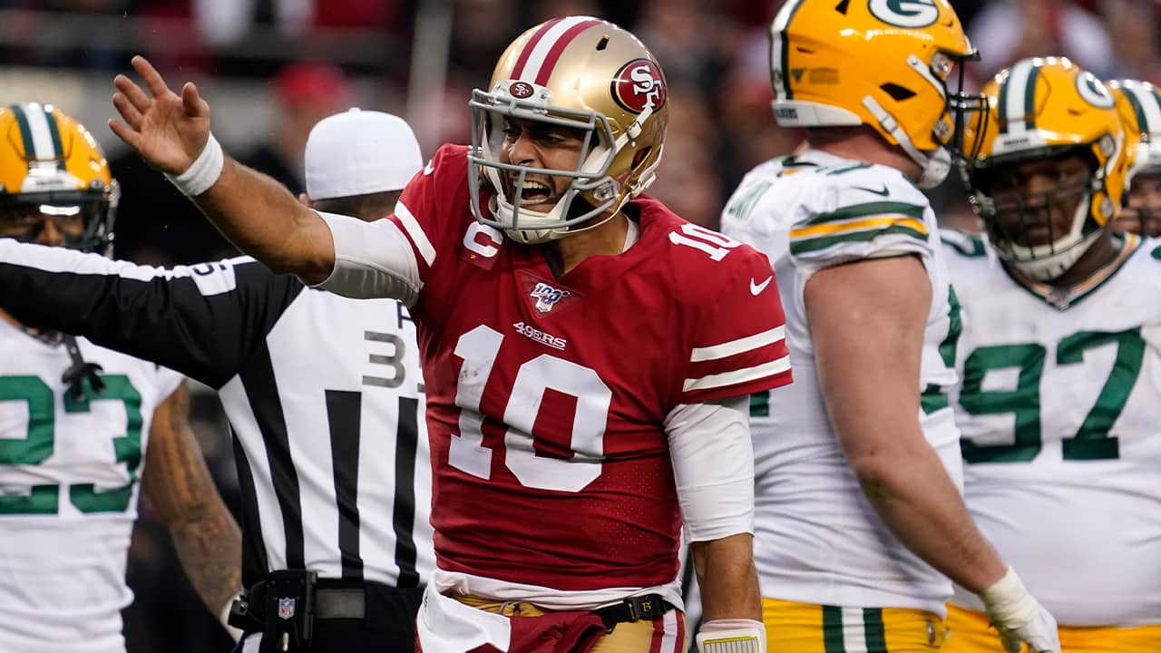 Photo of San Francisco 49ers quarterback Jimmy Garoppolo