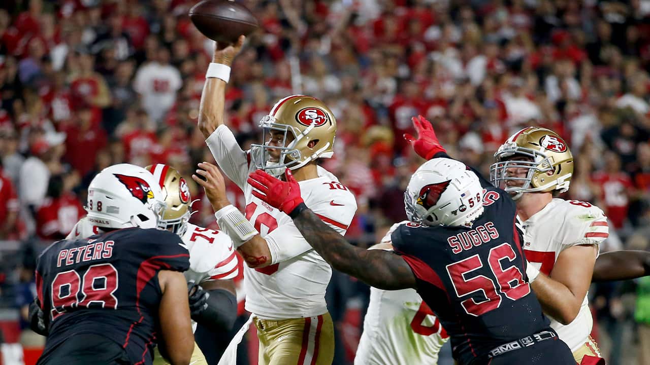 Photo of quarterback Jimmy Garoppolo