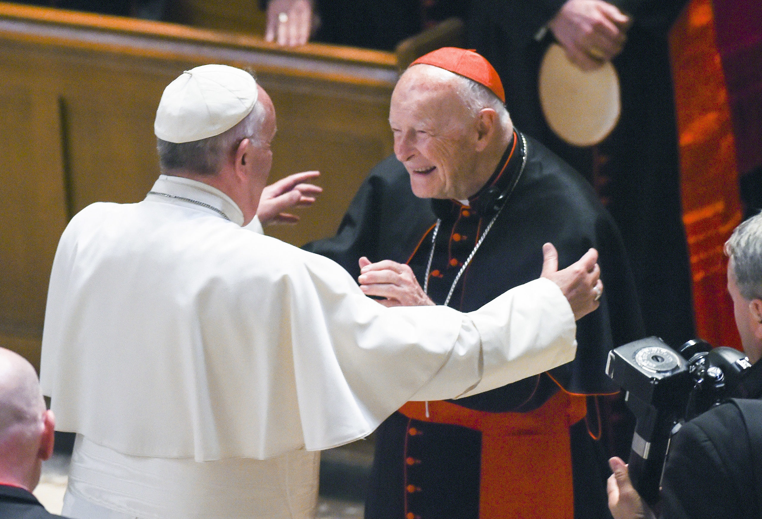 Picture of Pope Francis and Cardinal Theodore McCarrick