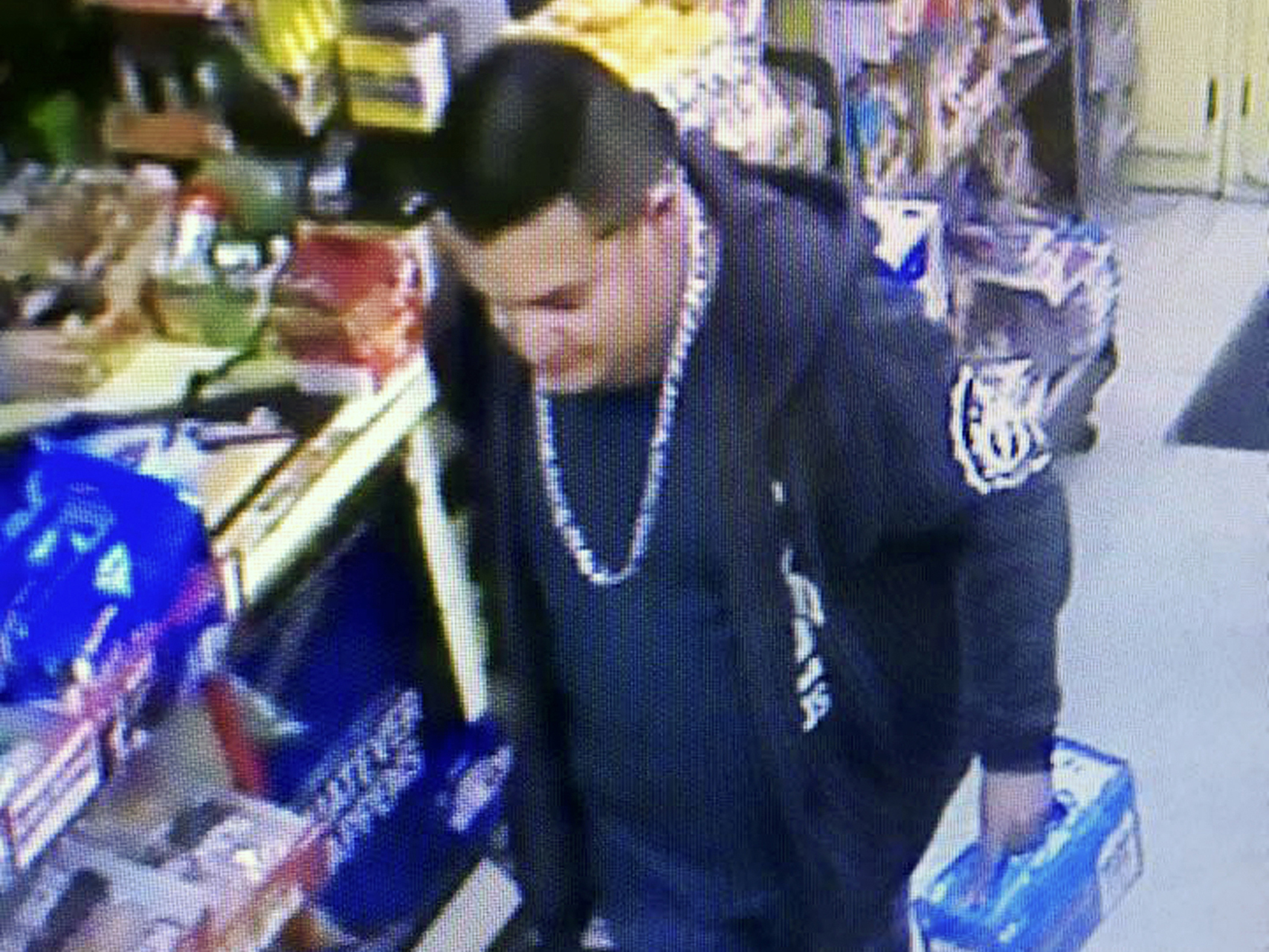 Photo of suspect in slaying of a Newman, California, police officer