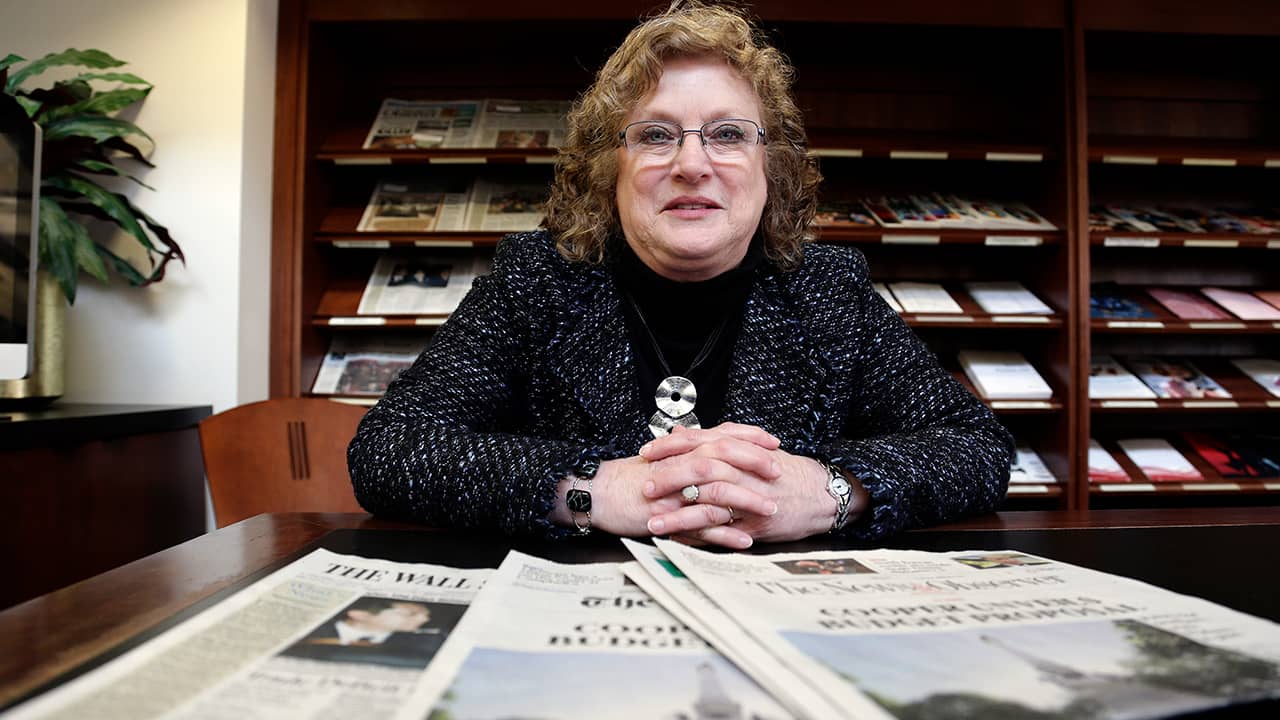 Photo of Penelope Abernathy, a professor at University of North Carolina