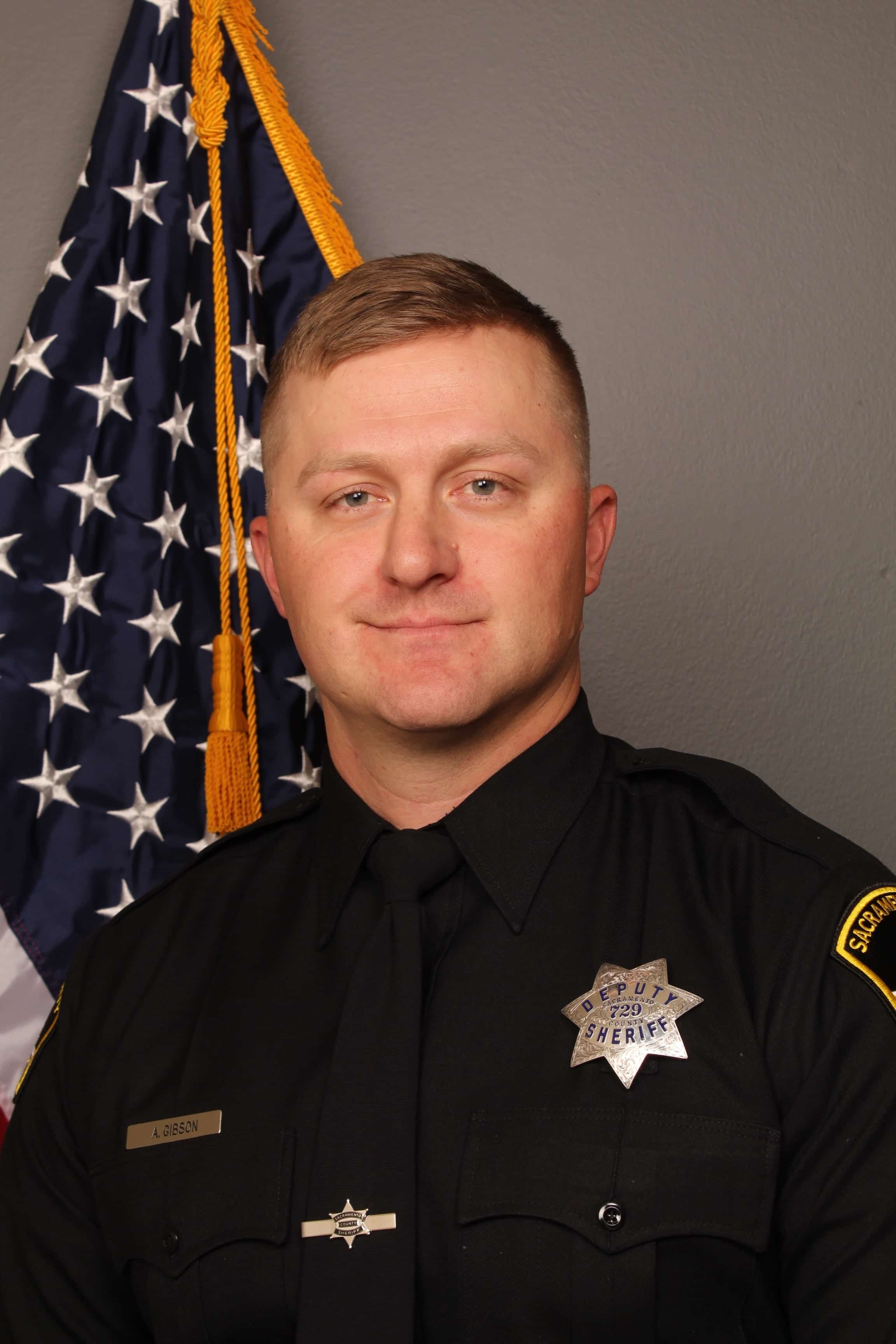 Portrait of slain Sacramento County Sheriff's deputy Adam Gibson