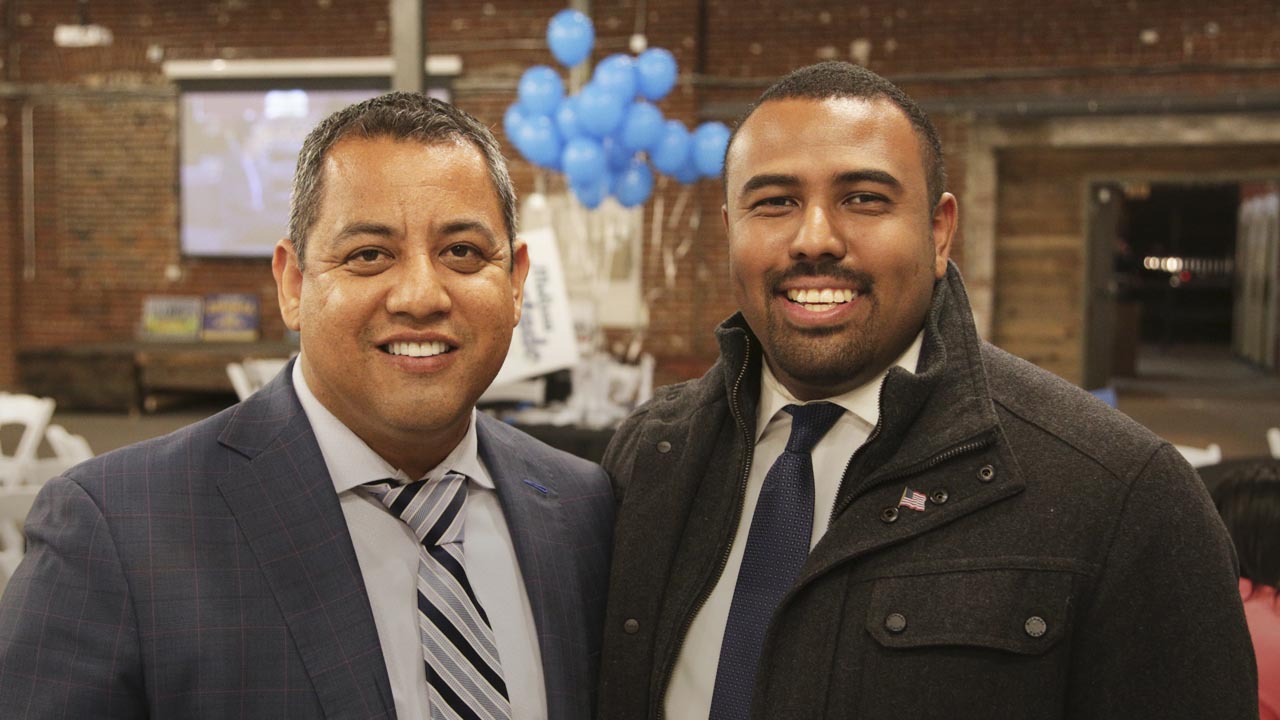 Photo of Miguel Arias and Nelson Esparza