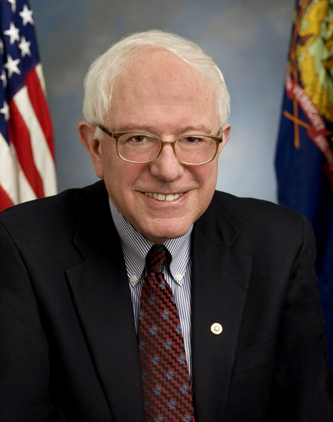 Portrait of Sen. Bernie Sanders, Independent of Vermont