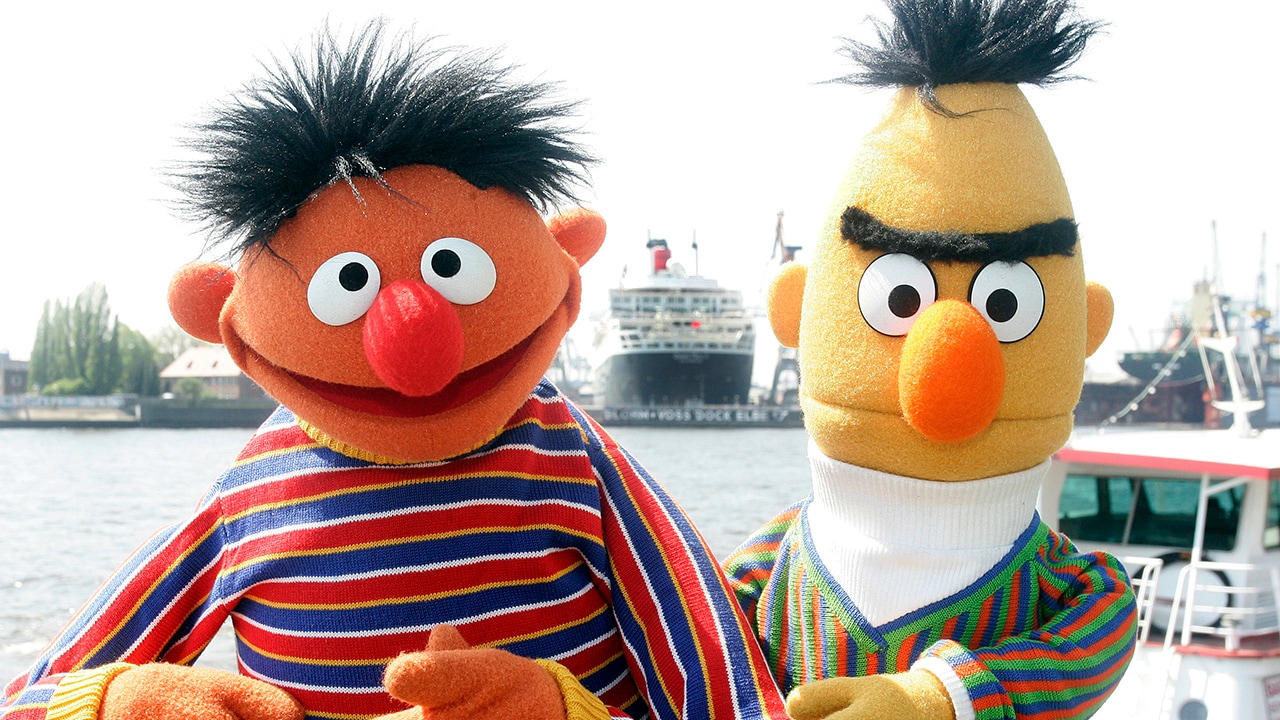 Photo of Sesame Street's Bert and Ernie