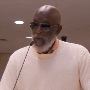 Photo of Bob Mitchell at City Hall