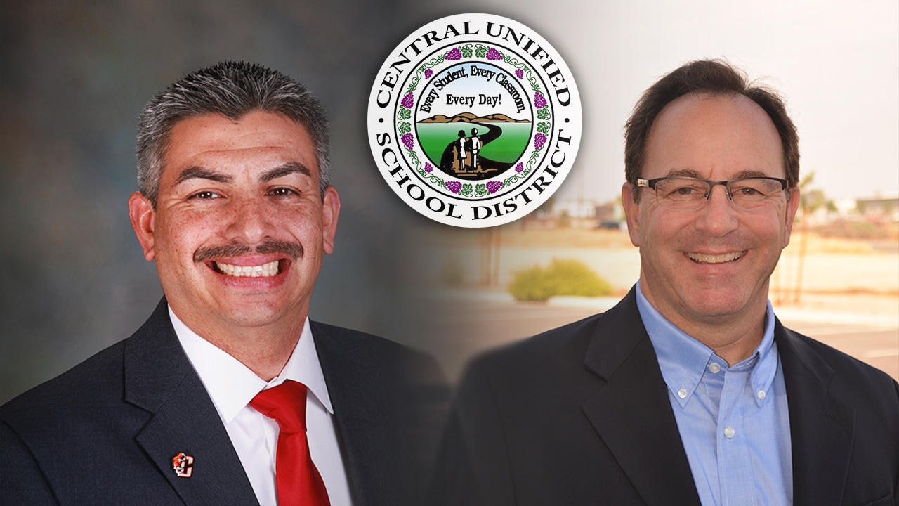 Photos of Central Unified Area 1 candidates Cesar Granda and Jason Paul