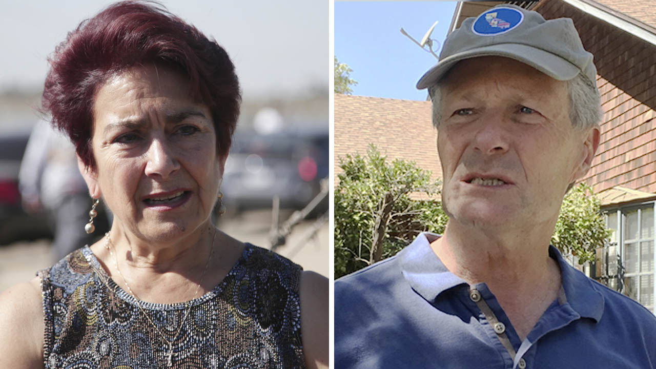 Assemblywoman Anna Caballero and Madera Supervisor Rob Poythress side by side images