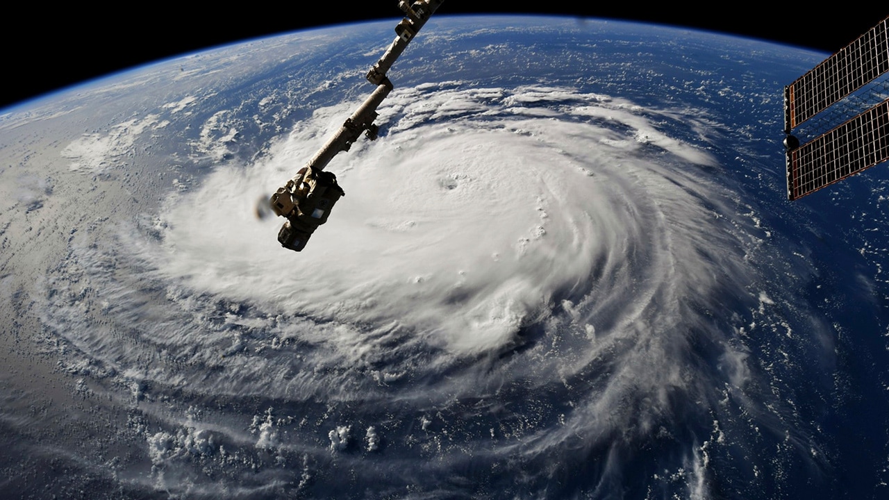 Photo of Hurricane Florence from the International Space Station