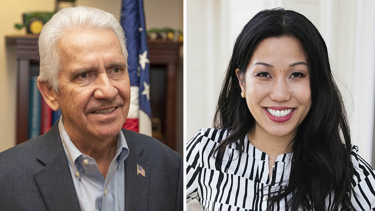 Photos of Jim Costa, left, and Elizabeth Heng,