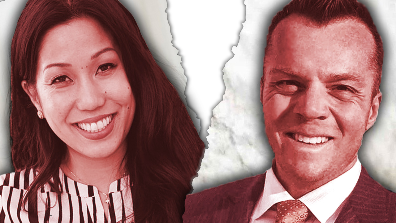 Photo graphic of Elizabeth Heng and Erik Brown