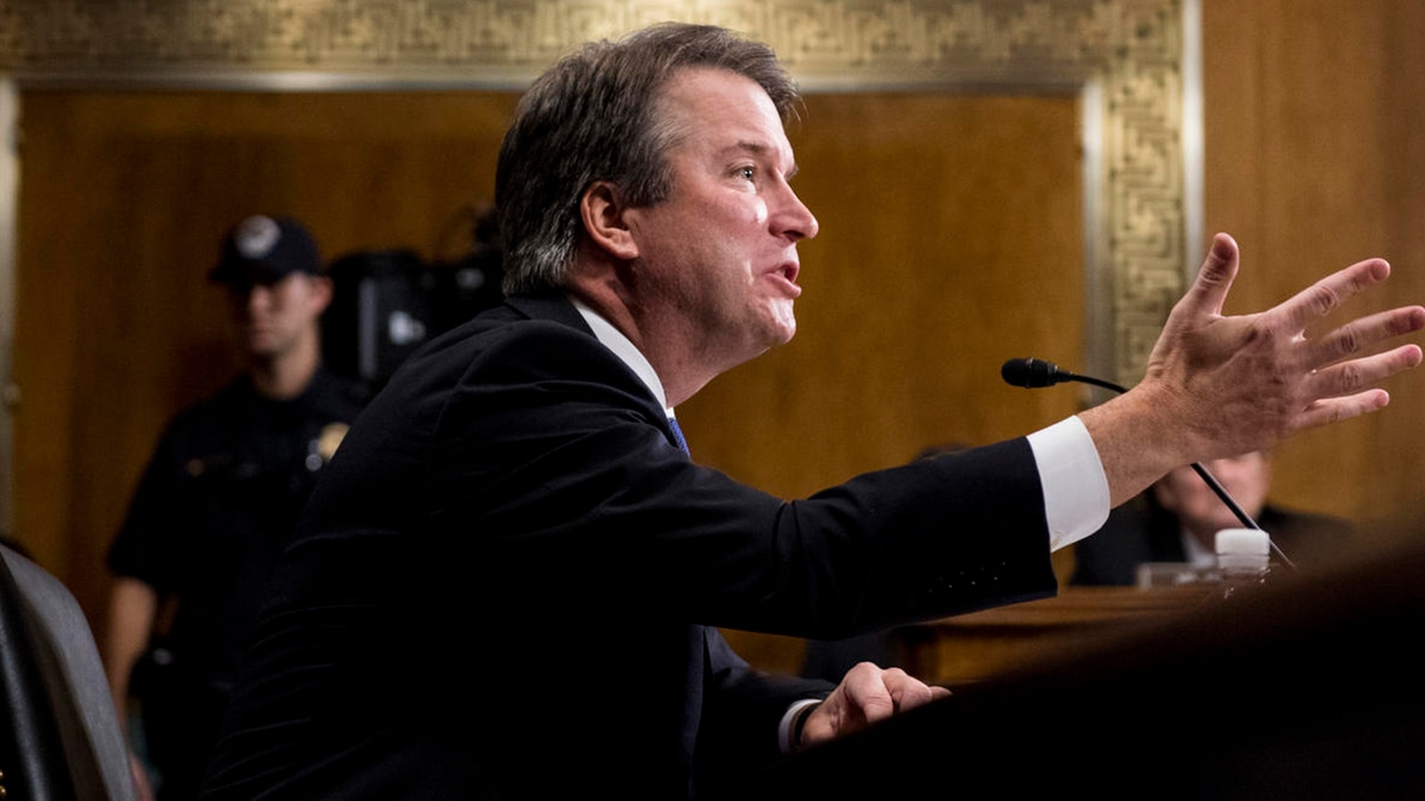 Photo of Brett Kavanaugh in court