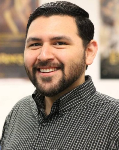 Portrait of Fresno Teachers Association President Manuel Bonilla