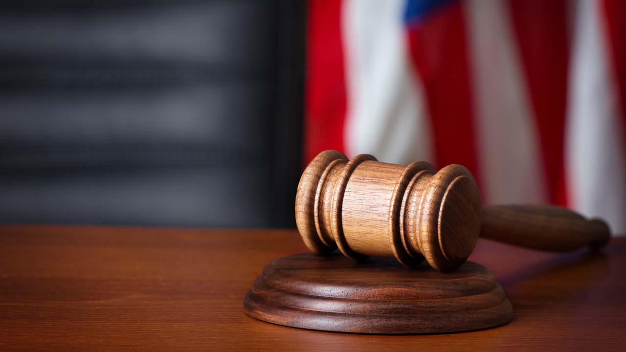 gavel in courtroom