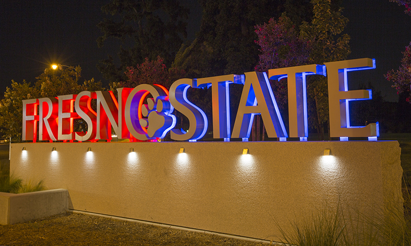 Fresno State sign