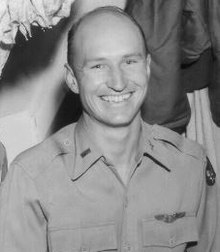 Portrait of Air Force pilot Gail Halvorsen