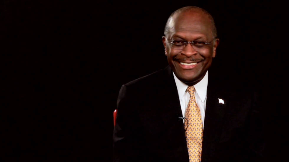 Portrait of businessman and 2012 GOP presidential candidate Herman Cain