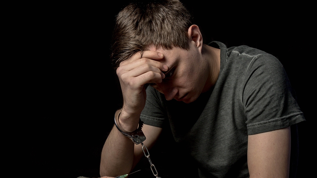 Photo of teenager after getting arrested