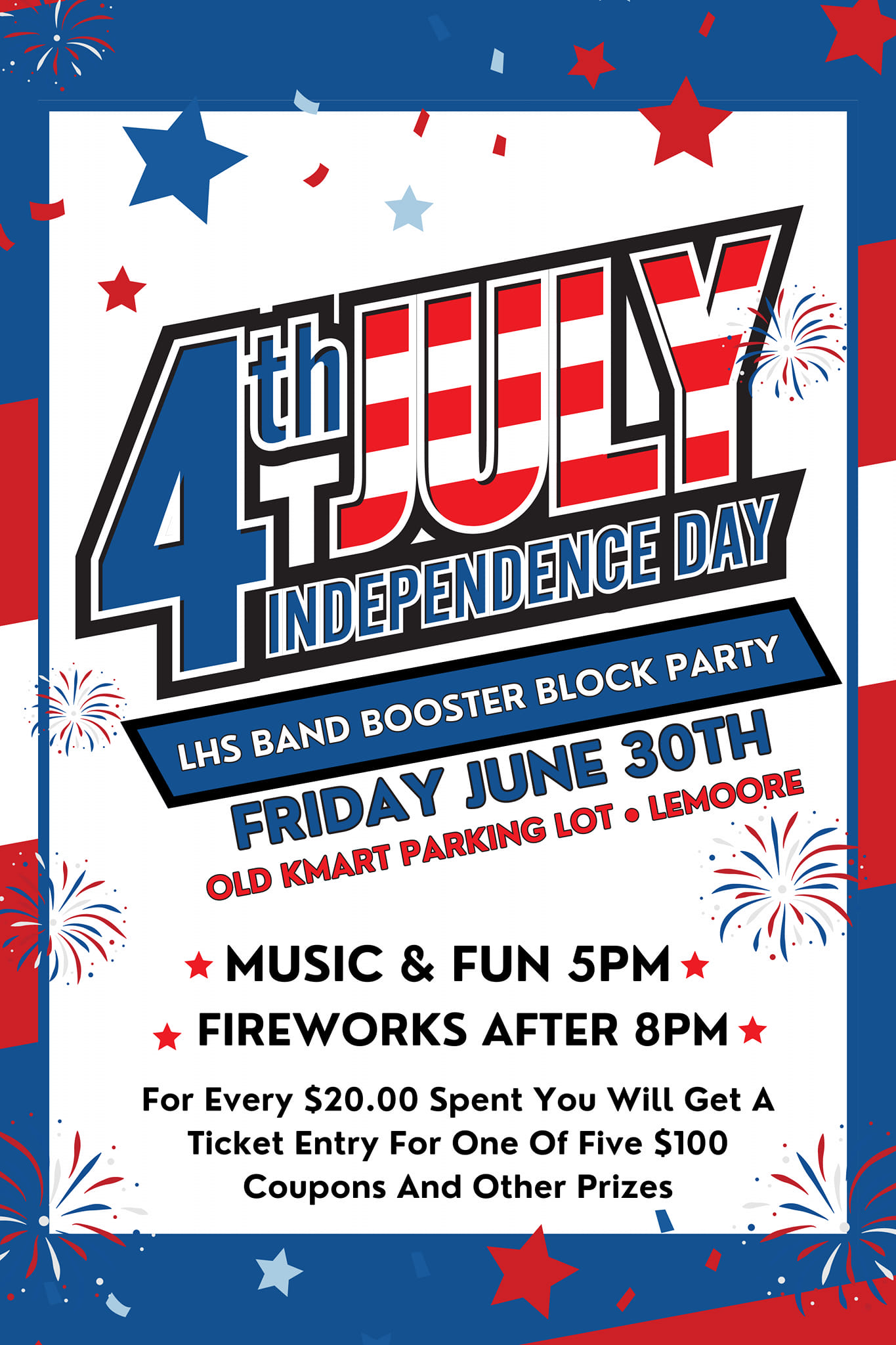 Lemoore Fireworks