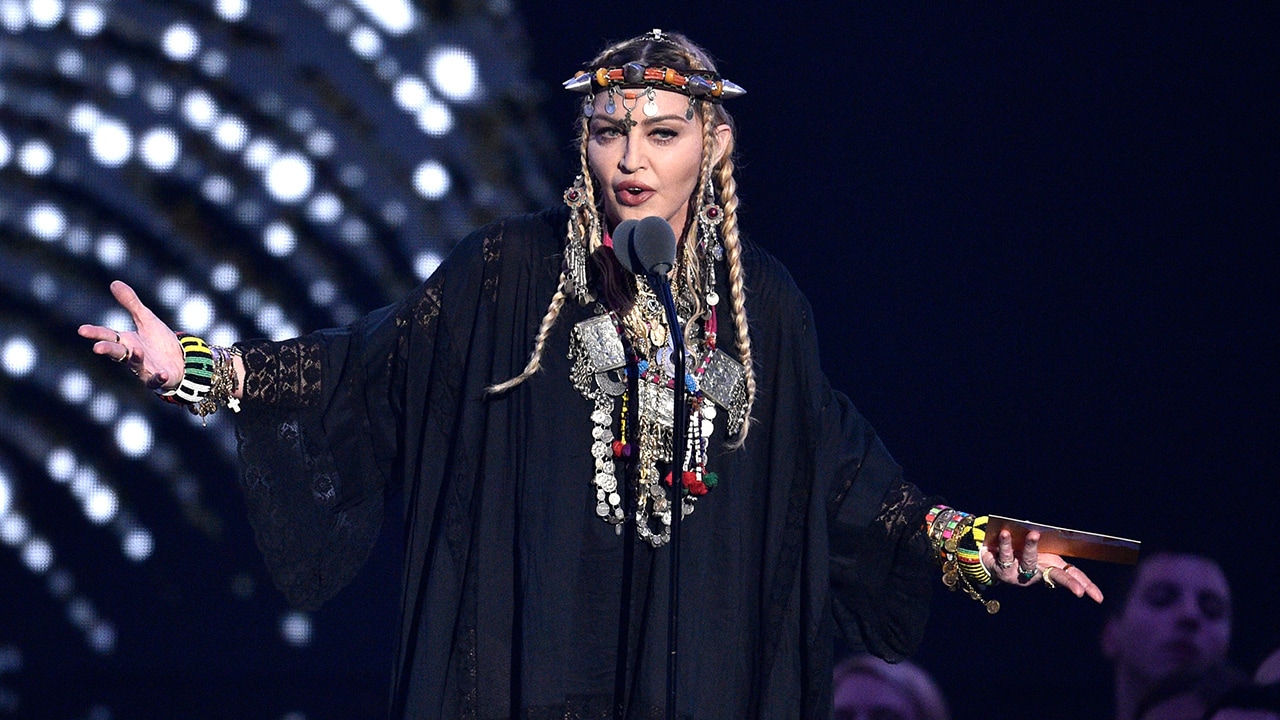 Photo of Madonna at the MTV Video Music Awards, 2018