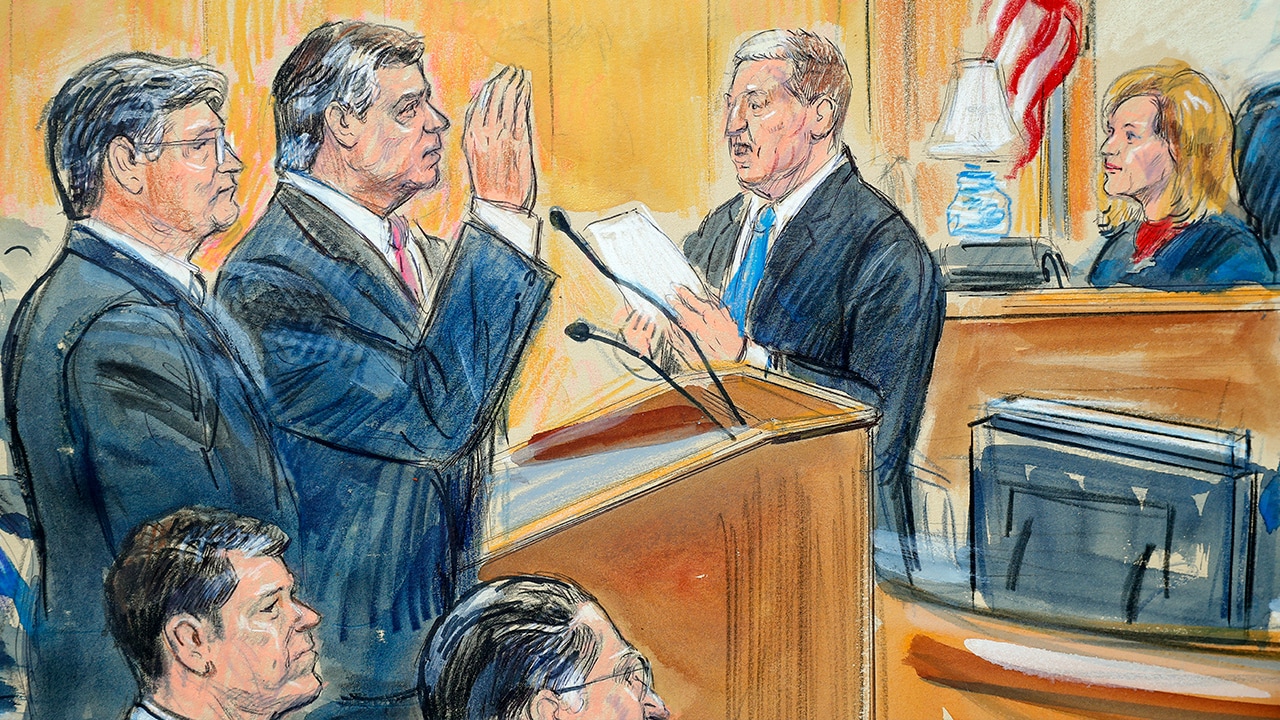 Sketch from Manafort trial