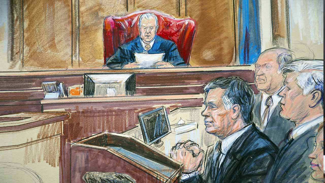 Paul Manafort Verdict Artist Rendering