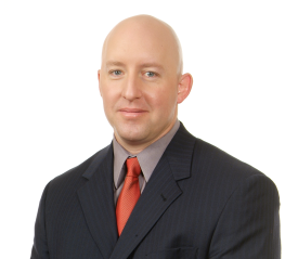 Portrait of Mark A. Riley, senior vice president, Bank of America