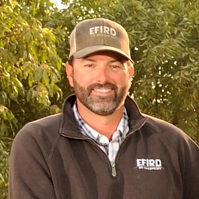 Portrait of Fresno Farm Bureau President Matthew Efird