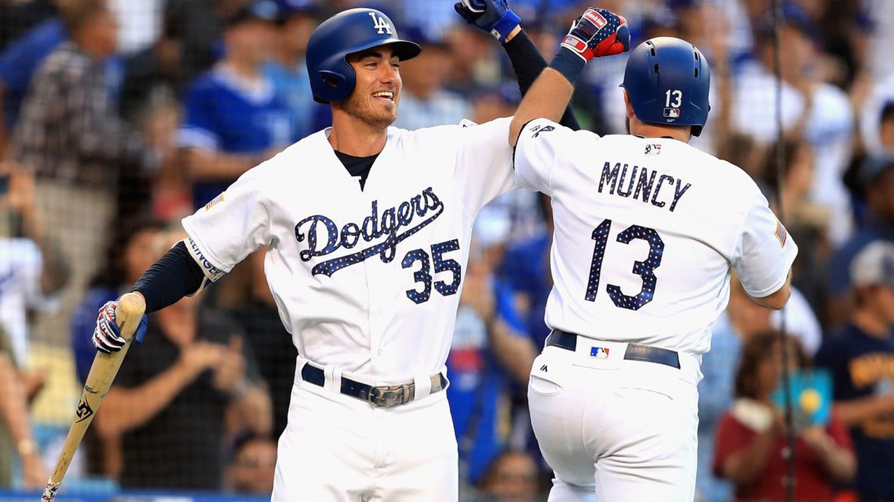 Photo of Max Muncy and Cody Bellinger