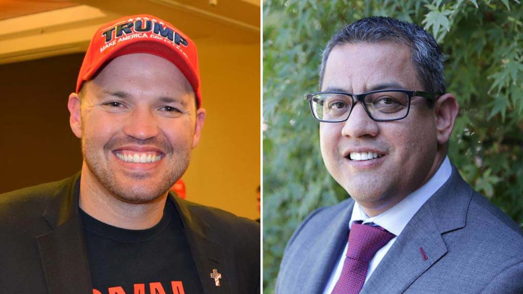 Side by side images of Ben Bergquam and Miguel Arias