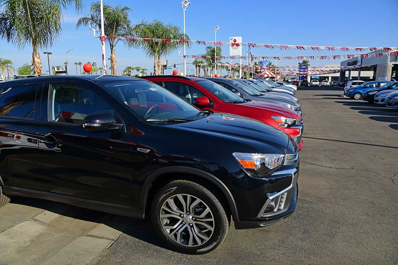 New car lot in Bakersfield