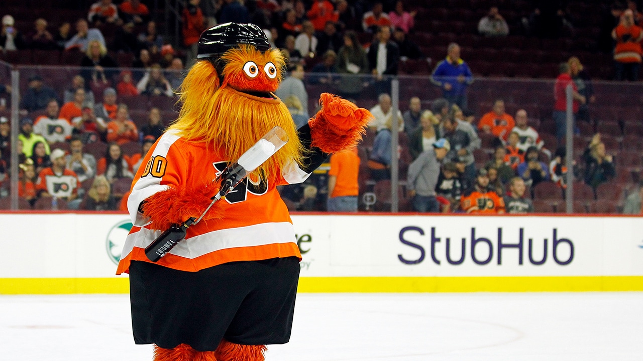 Photo of Flyers' new mascot, Gritty