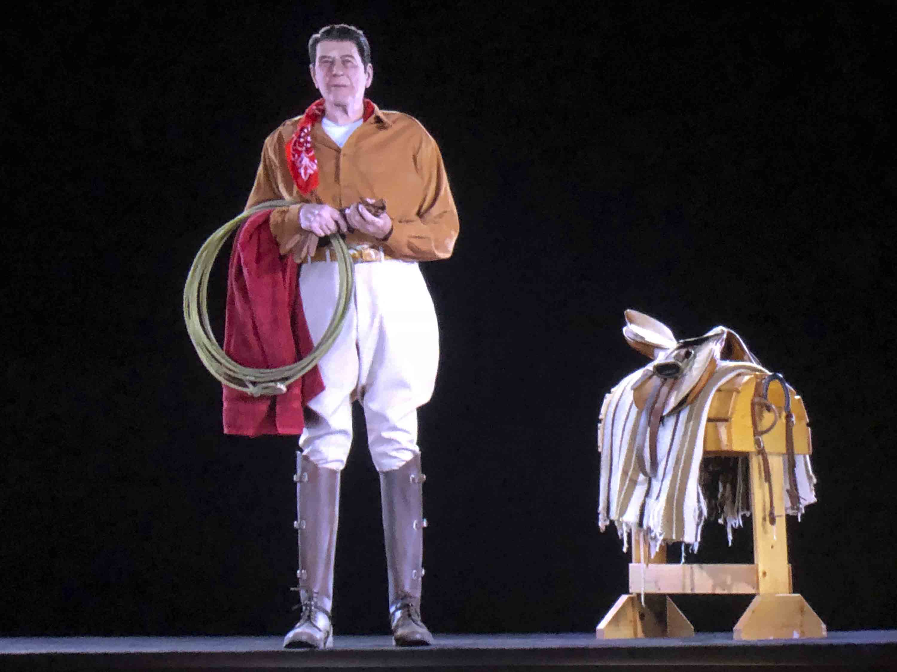 Photo of Ronald Reagan hologram