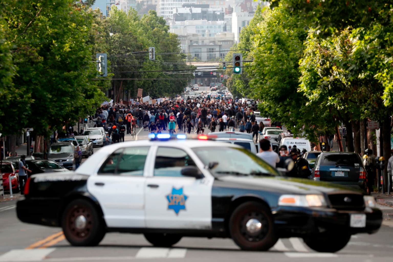 Photo of a police car