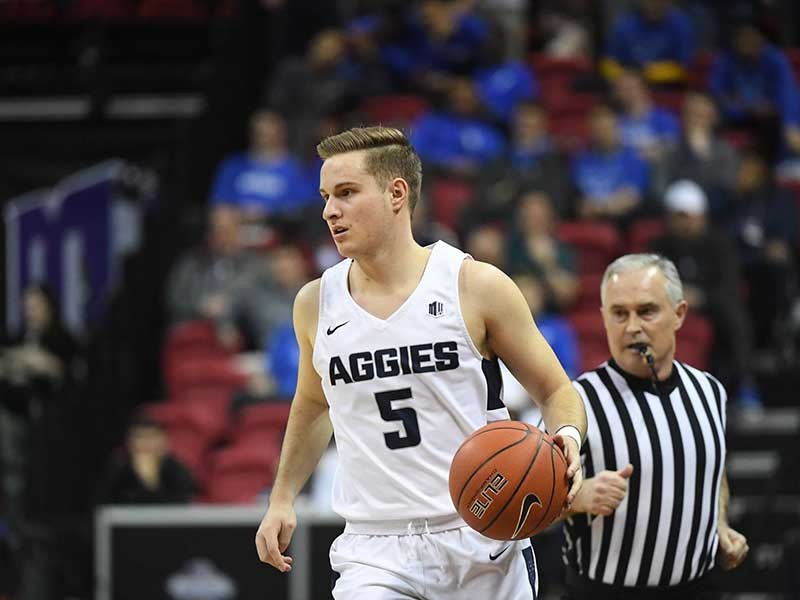 Photo of 2019 Mountain West Player of the Year Sam Merrill