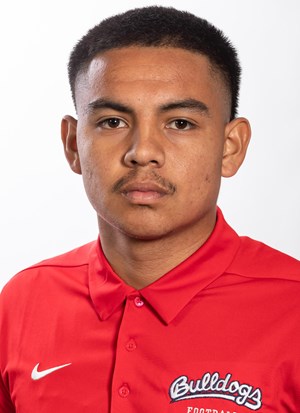 Portrait of Fresno State placekicker Cesar Silva