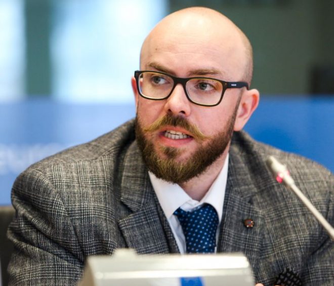 Portrait of Lancaster University international relations lecturer Simon Mabon