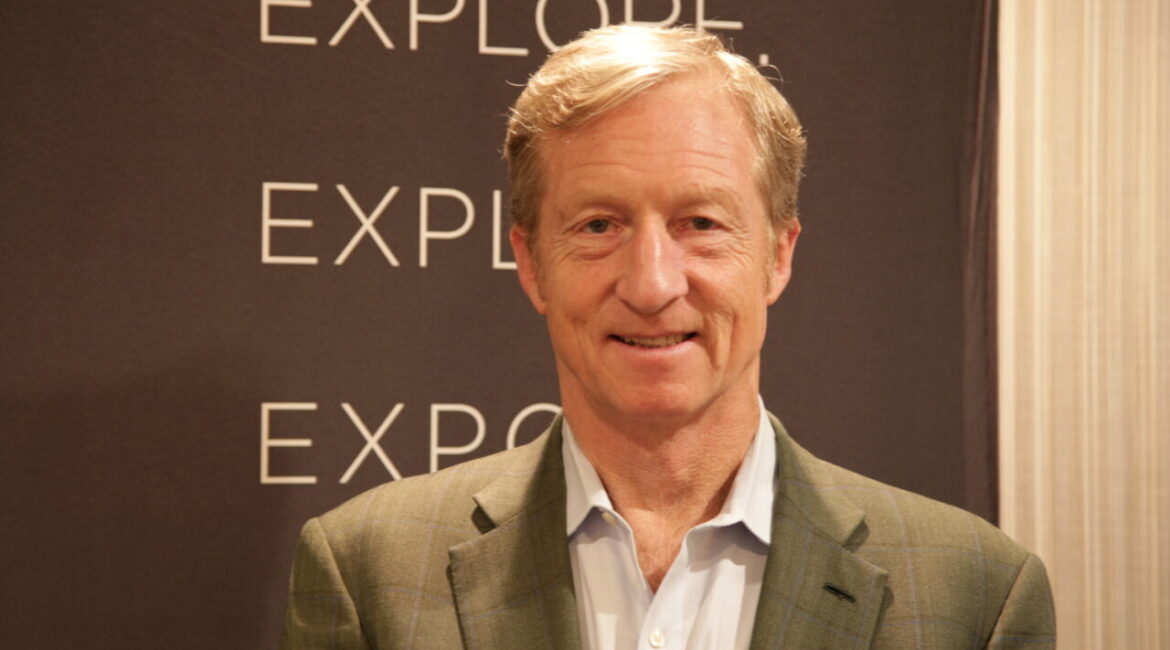 Portrait of billionaire activist Tom Steyer