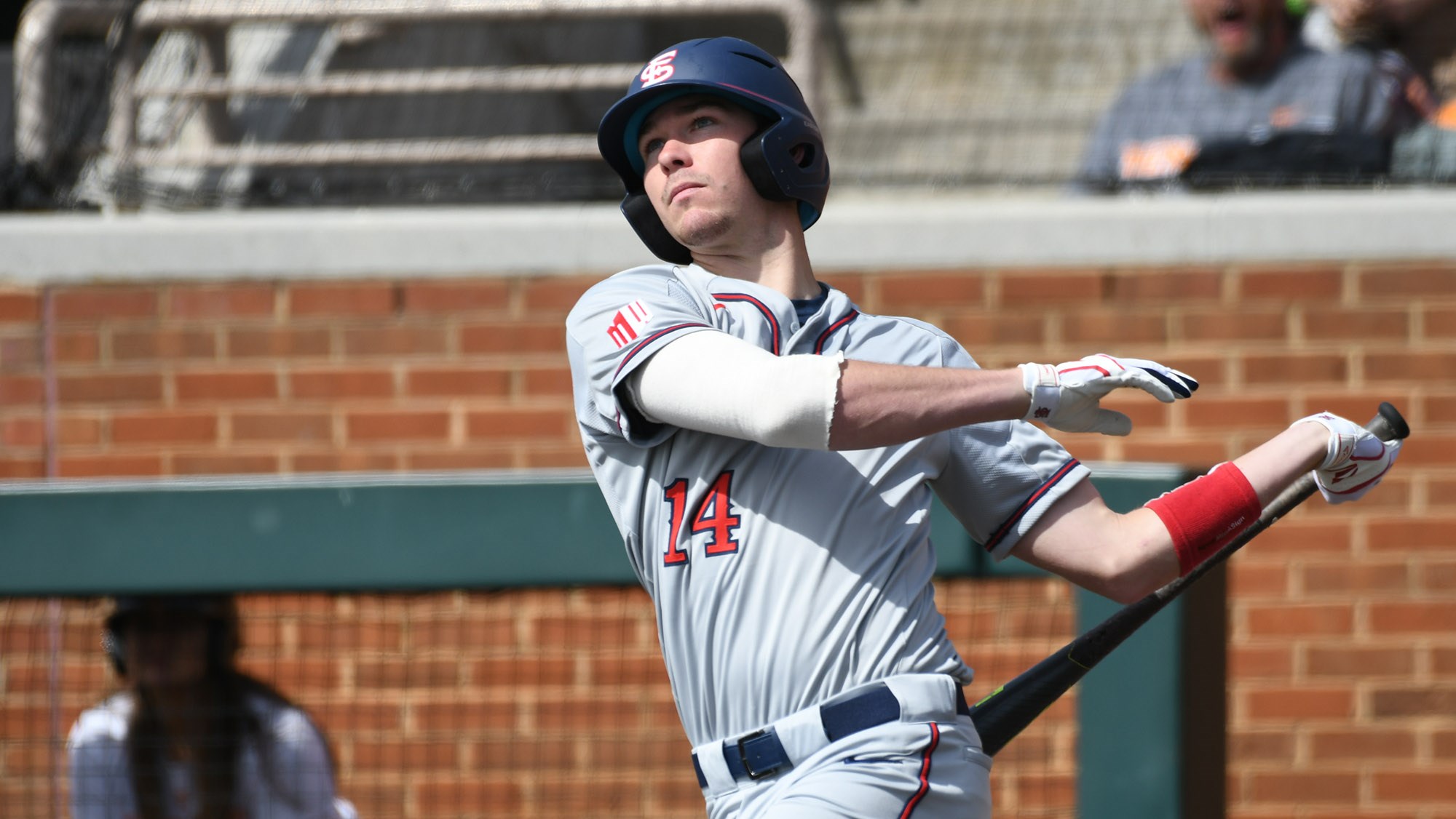 Photo of Fresno State third baseman McCarthy Tatum o