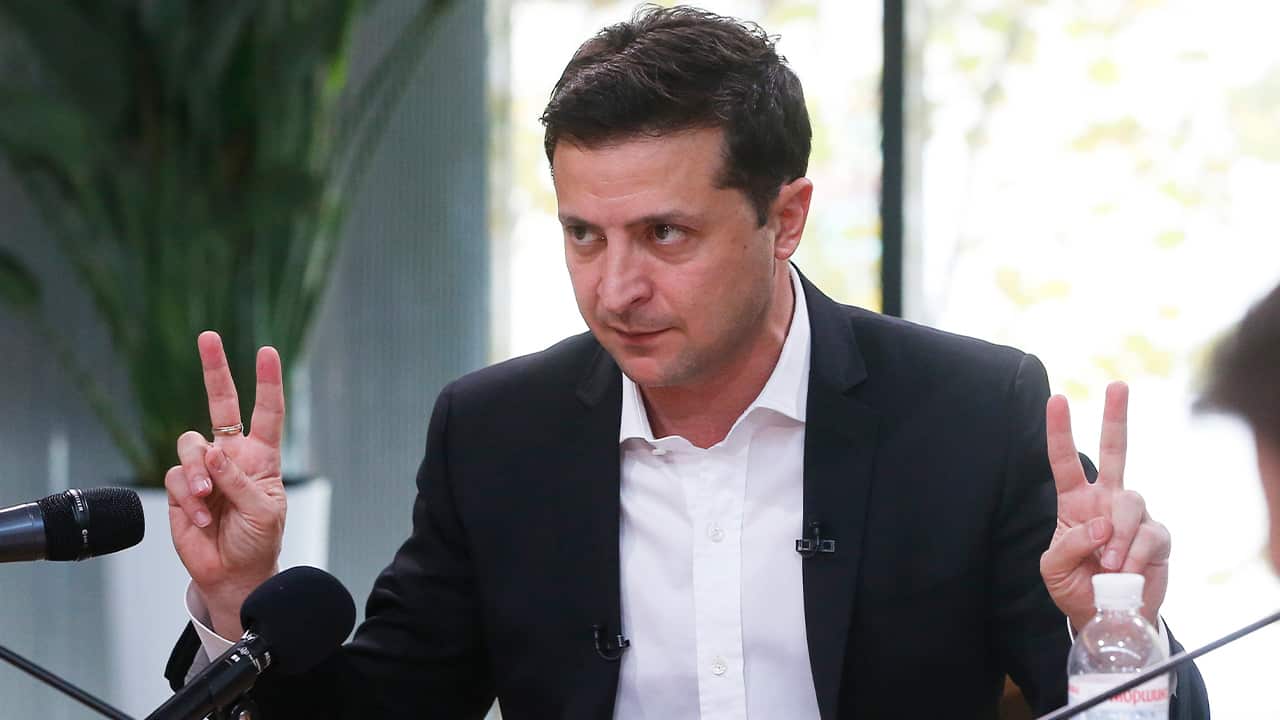 Photo of Ukrainian President Volodymyr Zelenskiy