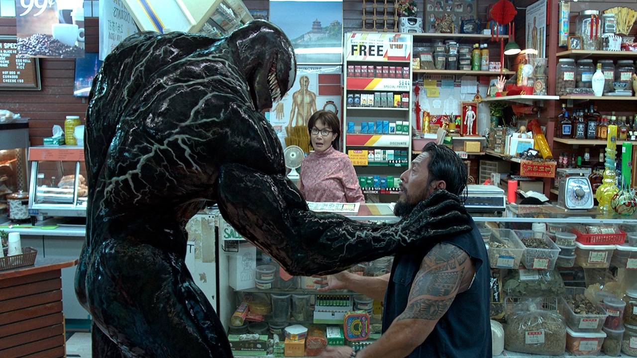 Photo of scene in "Venom"