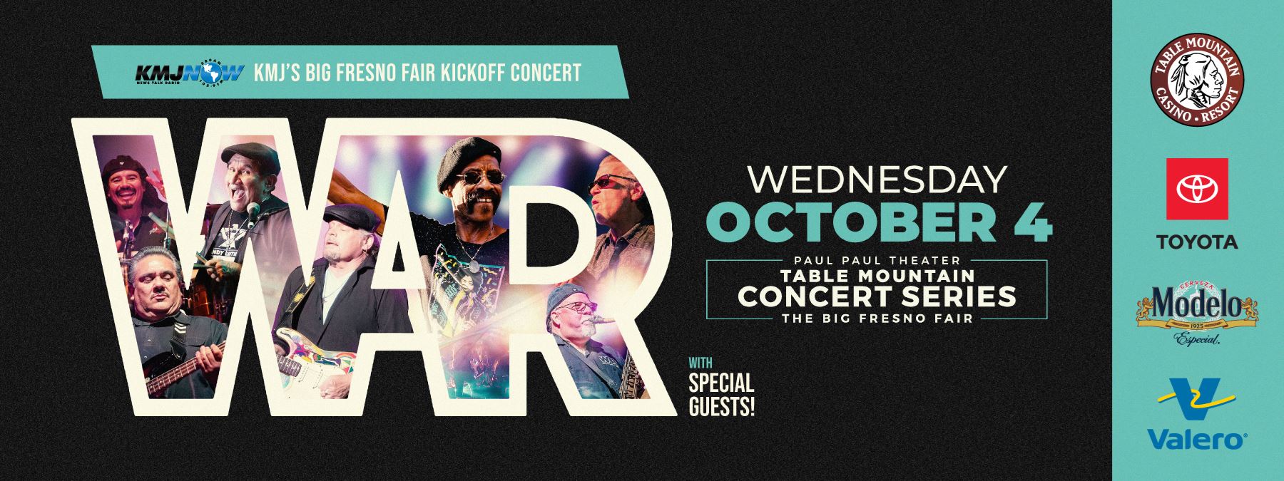 Billboard for WAR concert