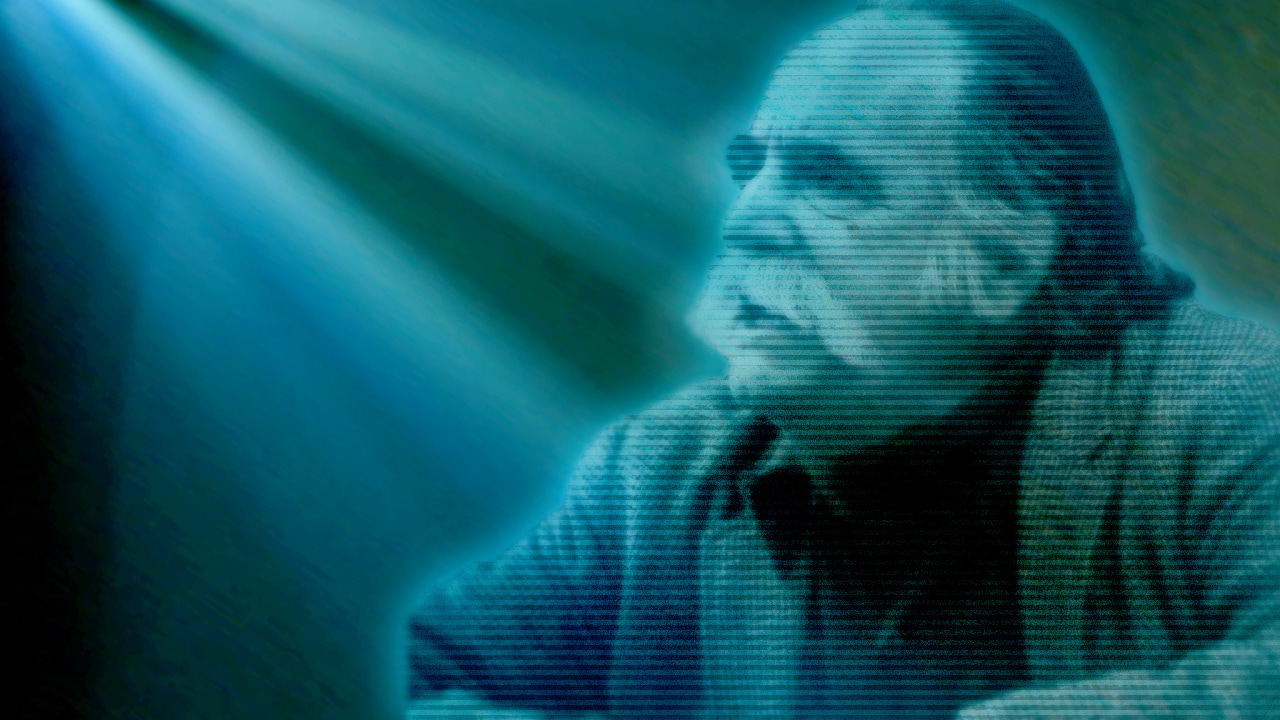 Picture of William Saroyan as a hologram