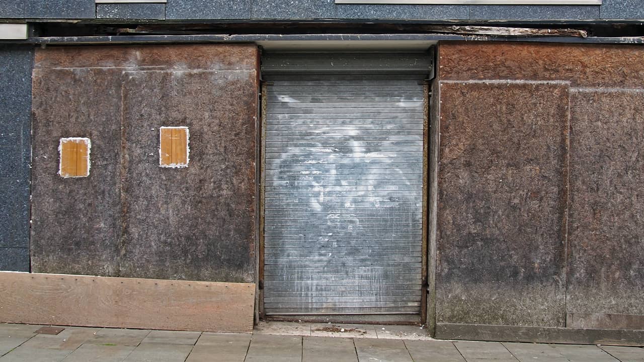 Photo of an abandoned building