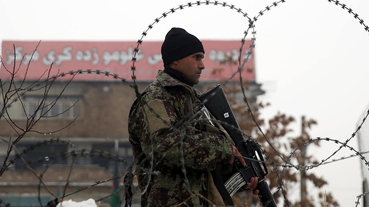 Photo of an Afghan national army soldier