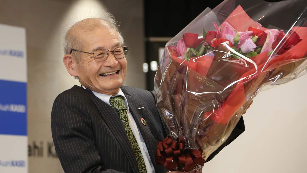 Photo of Akira Yoshino, Nobel Prize of Chemistry winner